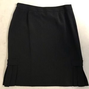 Tahari Pinstripe Professional Skirt
